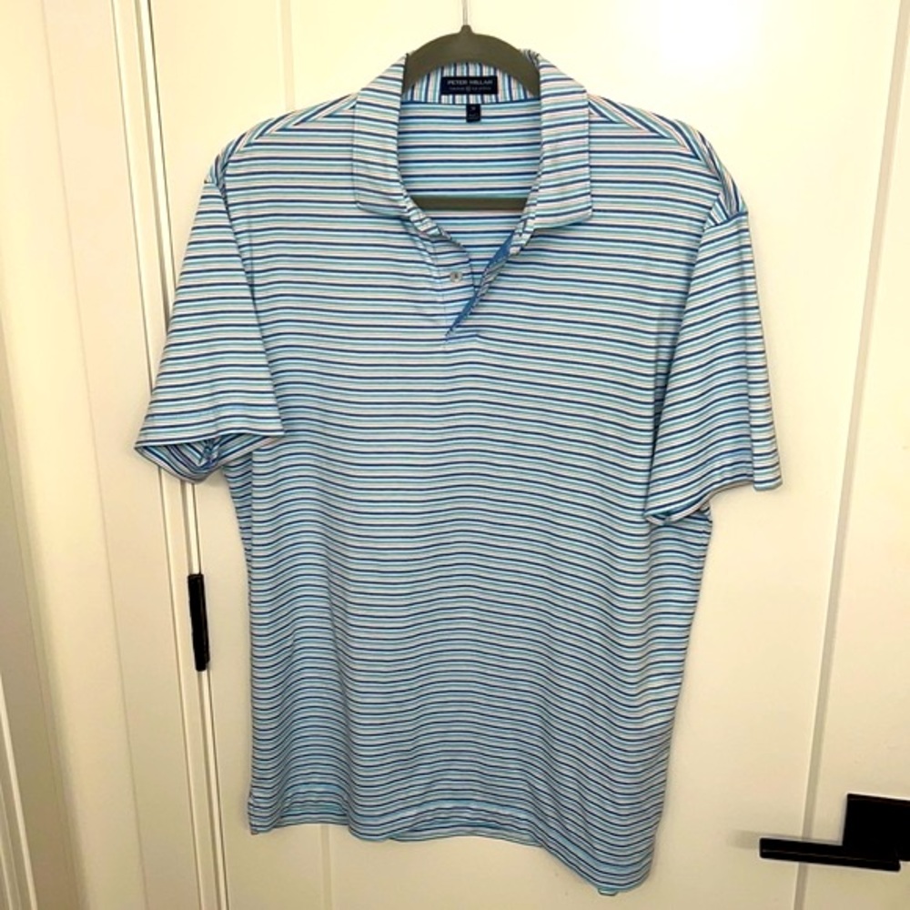 Peter Millar Mens Crown Crafted Polo - Size Medium